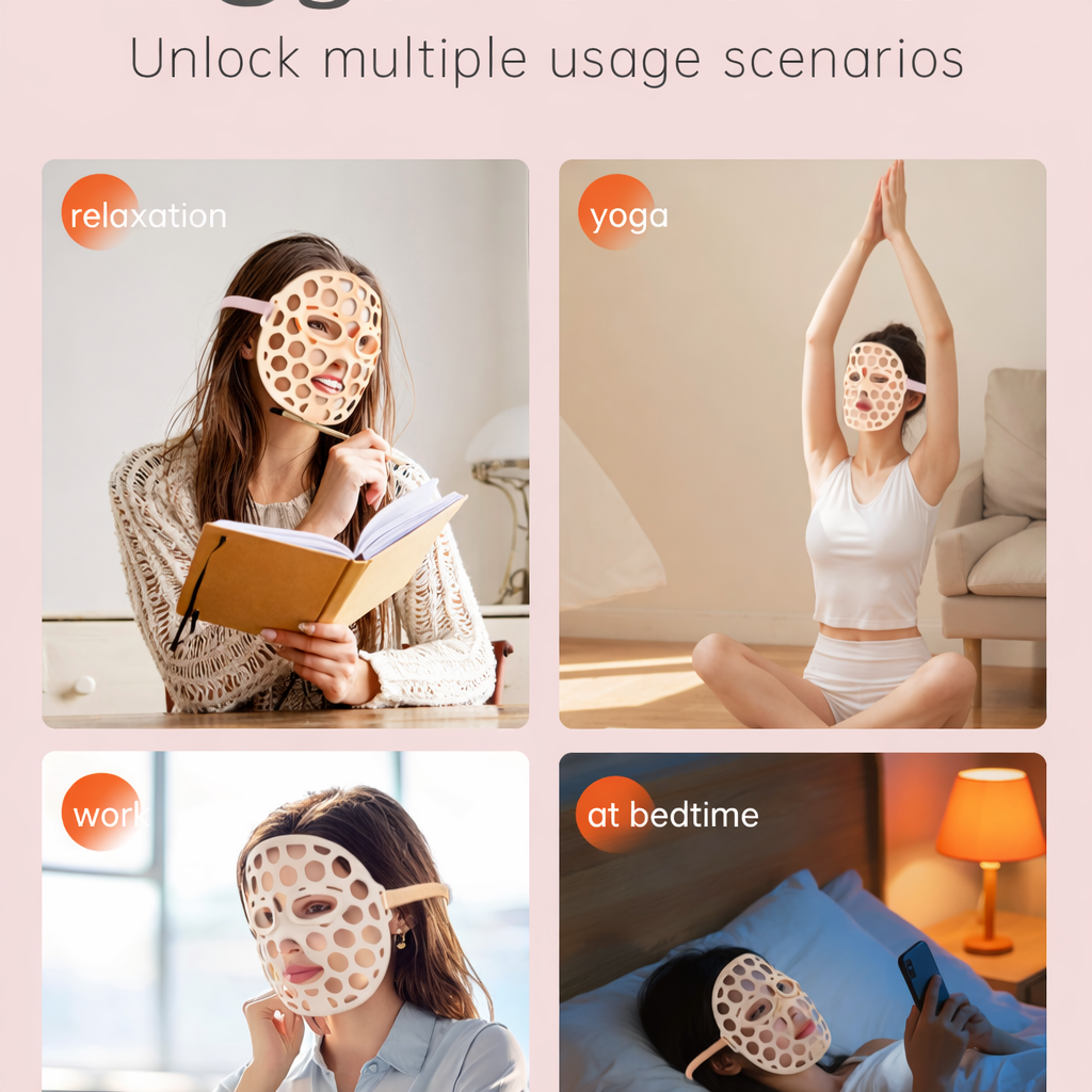 AeroLattice™ Glow Mask – Skin Rejuvenation & Acne Treatment
